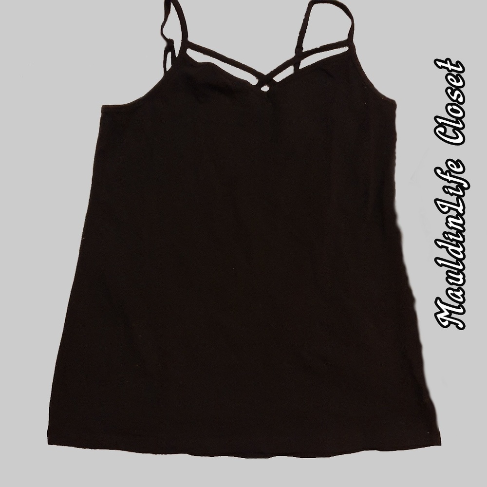 *SOLD* Torrid Black Strappy Foxy Cami sz 1